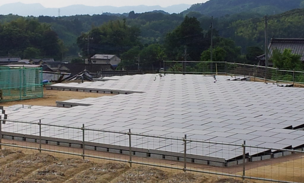 SODEN施工事例　小川太陽光発電所　2013年6月完成